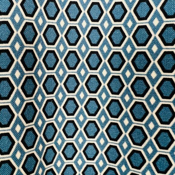 Theory Mod Print Sheath Dress Short Sleeve Knee Length Career - 0 - Picture 3 of 6